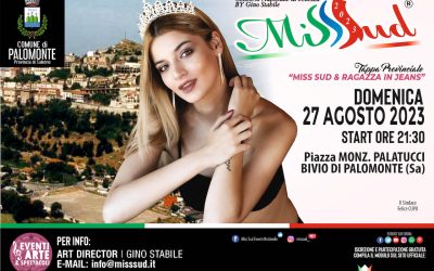 27 Agosto 2023 – Tappa Provinciale “MISS SUD & RAGAZZA IN JEANS” a Palomonte